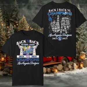 Dodgers B2B National League Champions 2025 New TwoSided Shirt