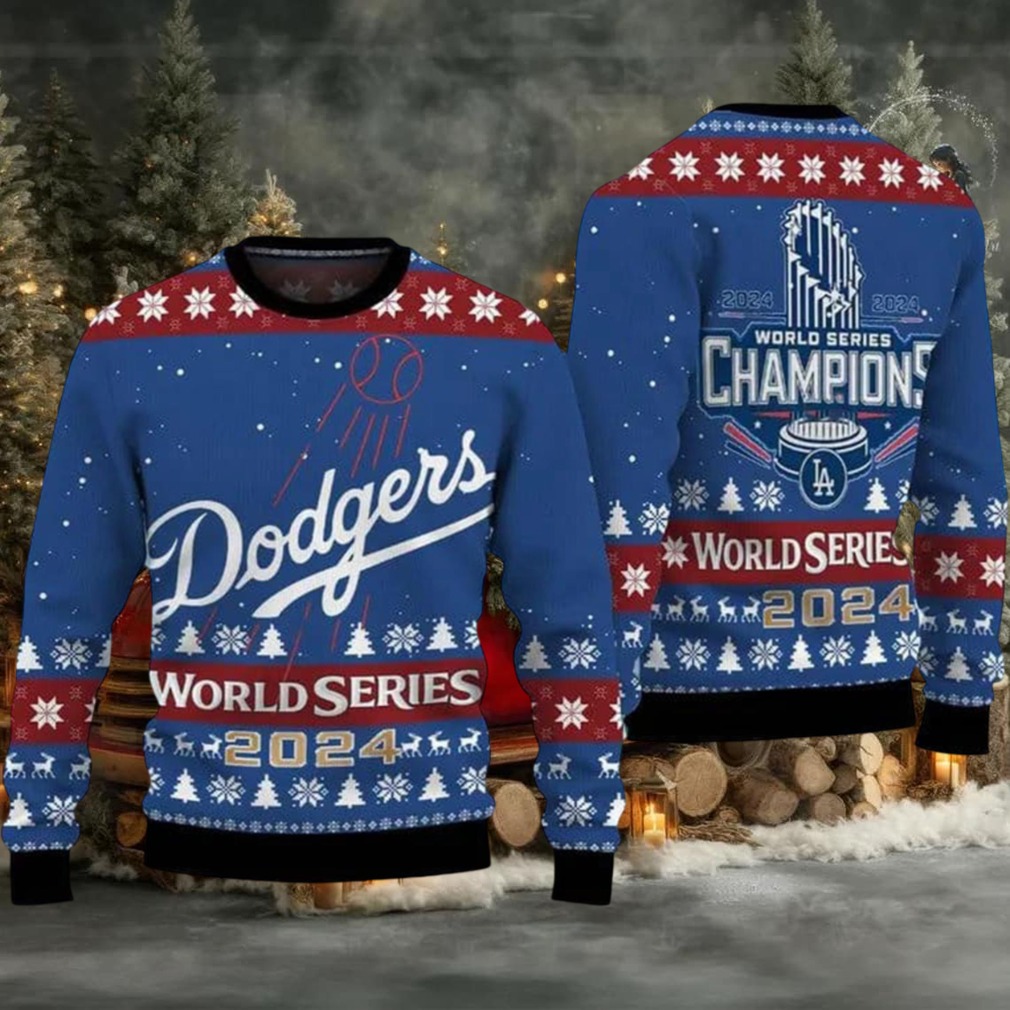 Dodgers World Series Ugly Christmas Sweater Dodgers World Series Ugly Christmas Sweater