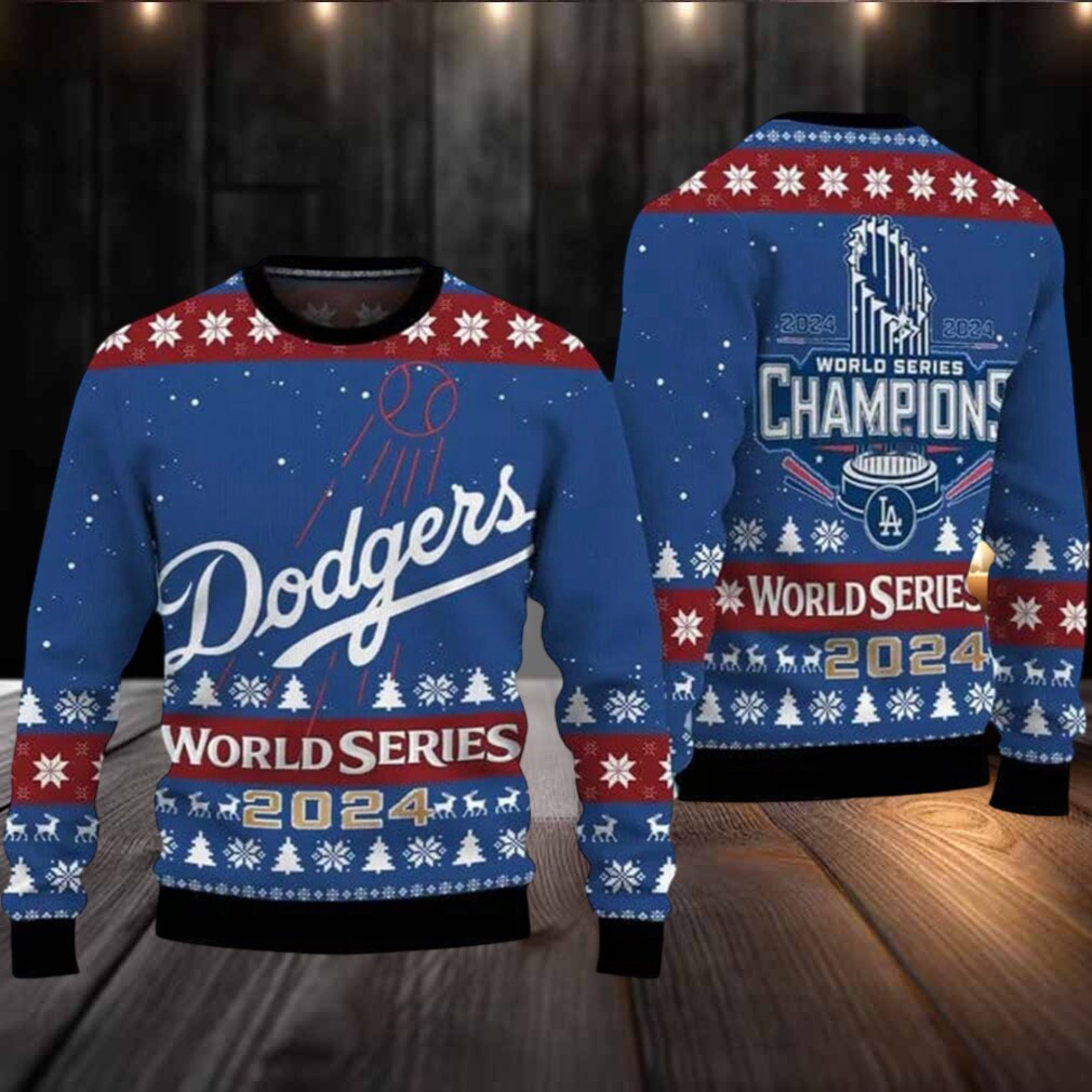 Dodgers World Series Ugly Christmas Sweater Dodgers World Series Ugly Christmas Sweater