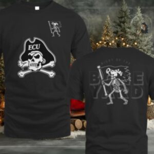 East Carolina Pirates 2025 Celebration Night Of The Bone Yard T Shirt