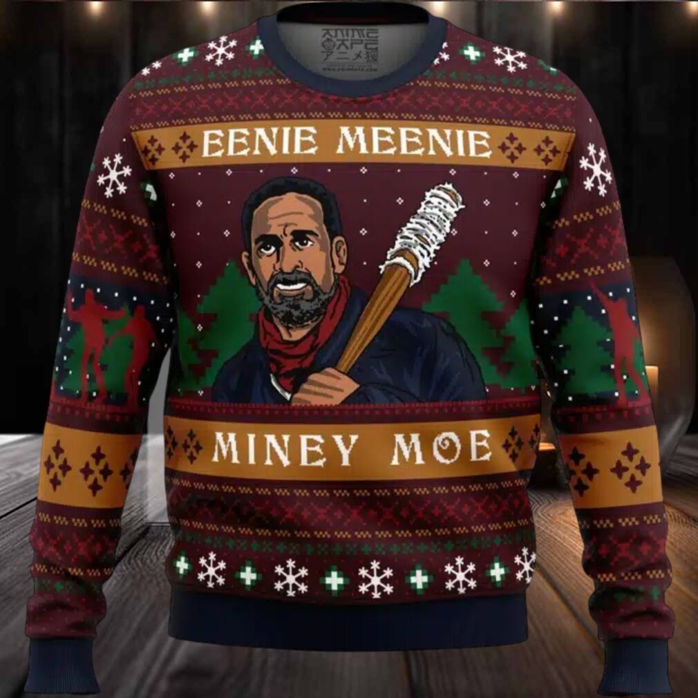 Eenie Meenie The Walking Dead Ugly Christmas Sweater Eenie Meenie The Walking Dead Ugly Christmas Sweater