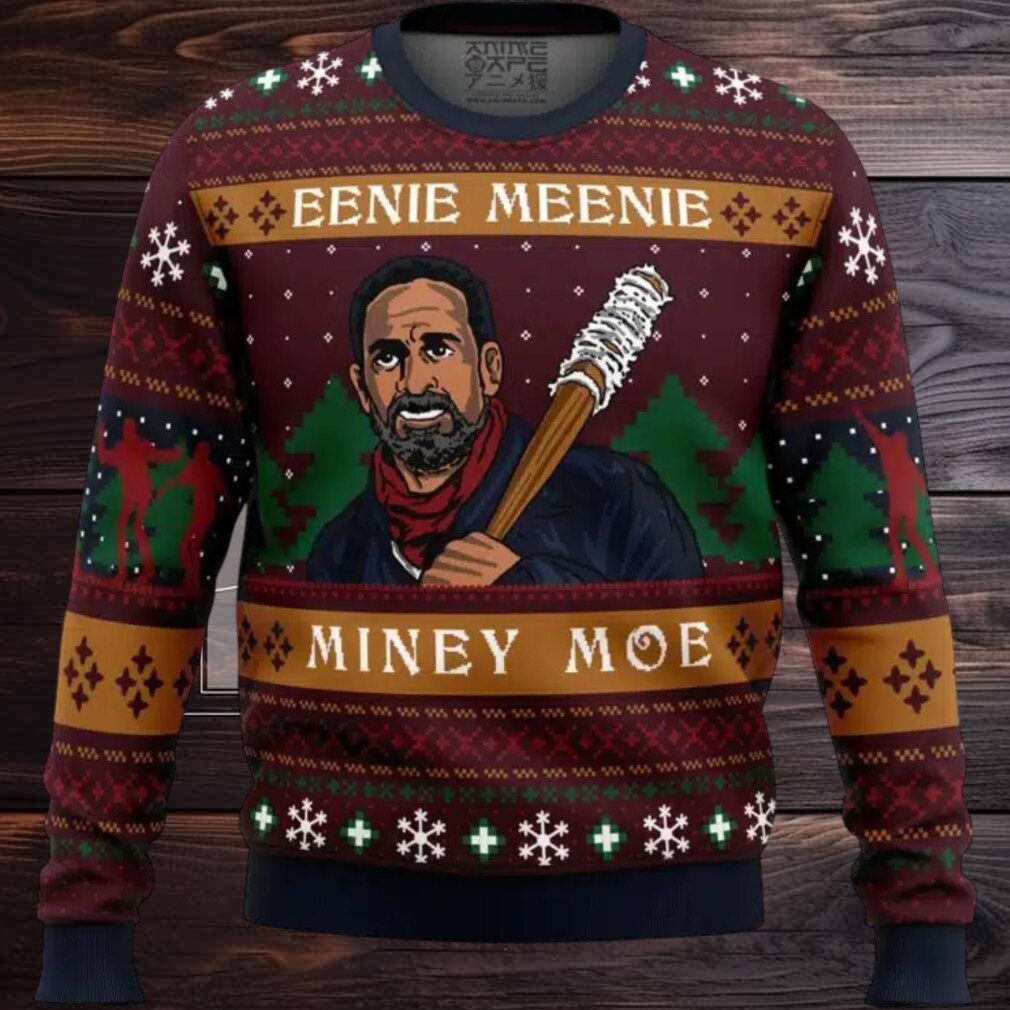 Eenie Meenie The Walking Dead Ugly Christmas Sweater Eenie Meenie The Walking Dead Ugly Christmas Sweater