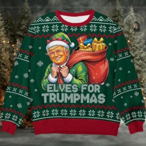 Elves For Trumpmas Ugly Christmas Sweater