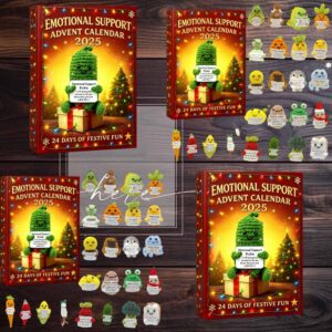 Emotional Support Advent Calendar 2025 Christmas