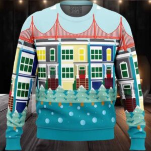 Everywhere Full House Ugly Christmas Sweater