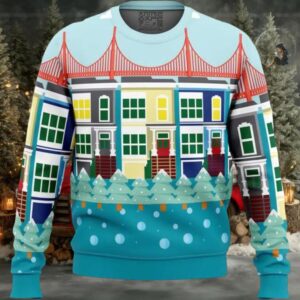 Everywhere Full House Ugly Christmas Sweater