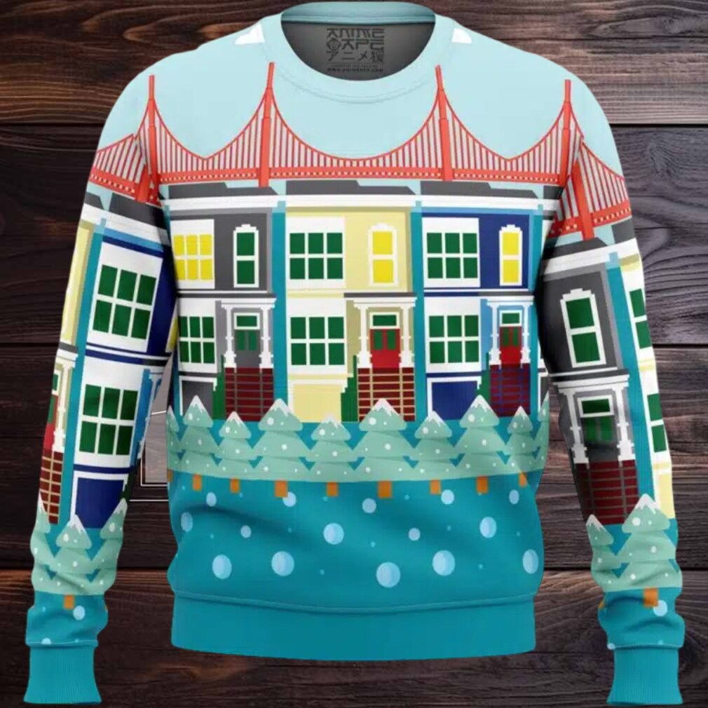 Everywhere Full House Ugly Christmas Sweater Everywhere Full House Ugly Christmas Sweater
