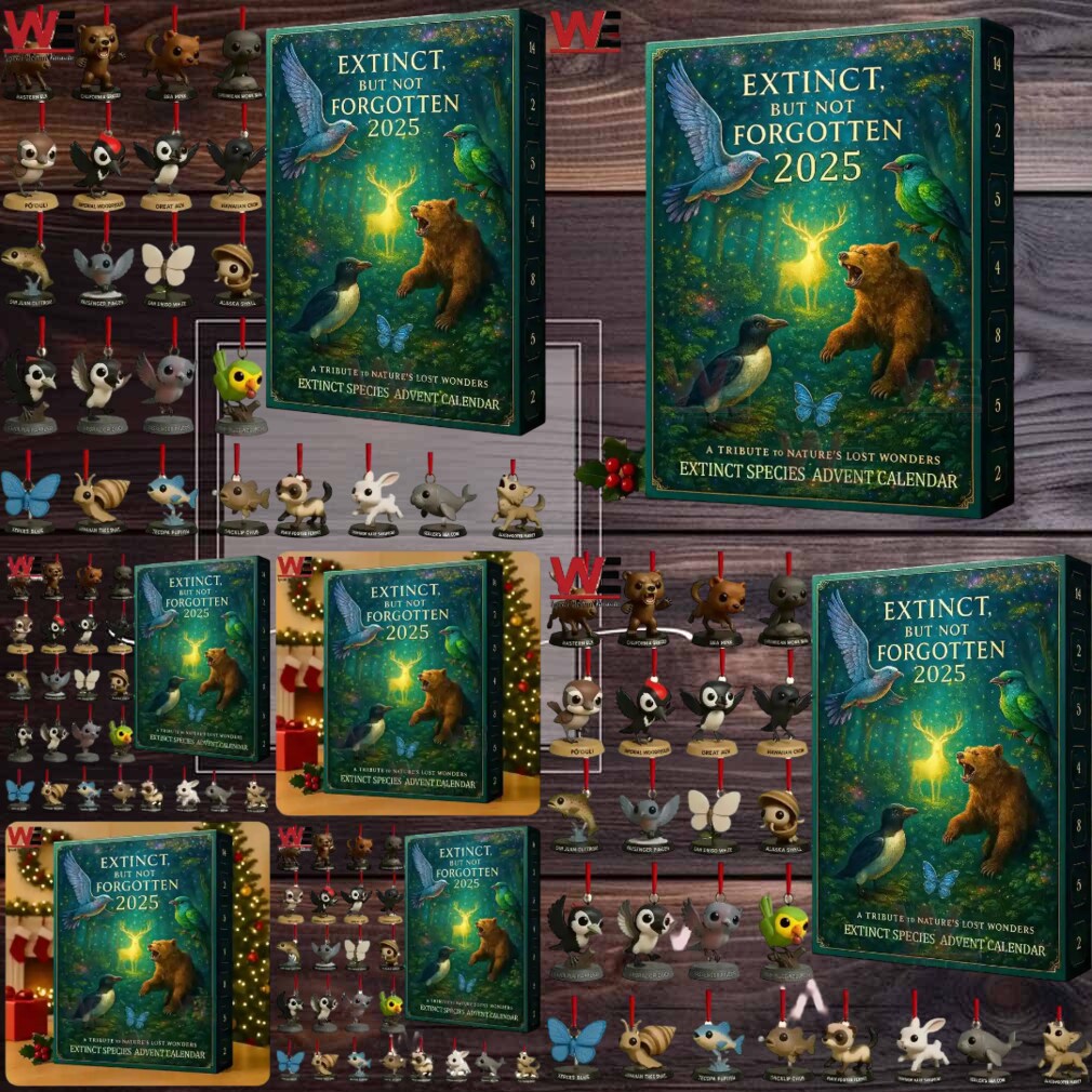 Extinct Species Advent Calendar 2025 Christmas Extinct Species Advent Calendar 2025 Christmas