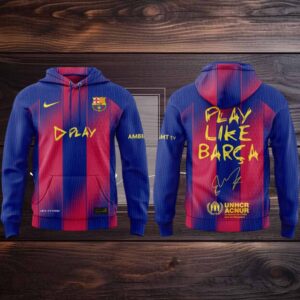 FC Barcelona Ed Sheeran Tour 2025 Play Like Barca Celebrating El Clasico Hoodie T Shirt