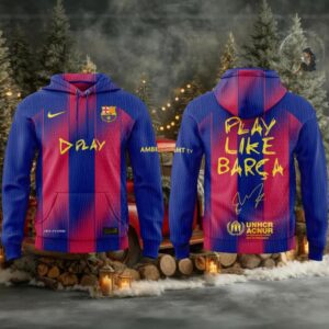 FC Barcelona Ed Sheeran Tour 2025 Play Like Barca Celebrating El Clasico Hoodie T Shirt