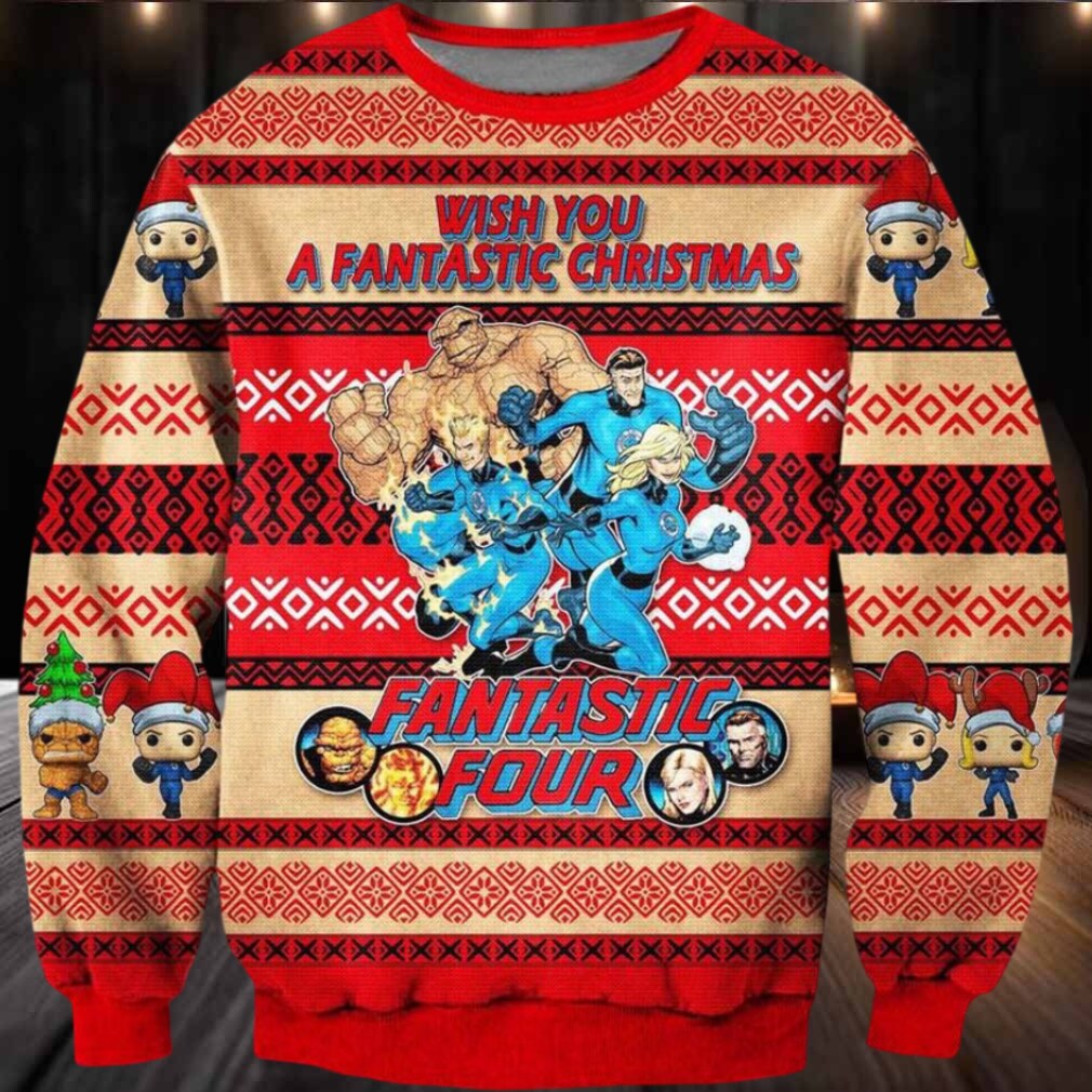 Fantastic Four Ugly Christmas Sweater Fantastic Four Ugly Christmas Sweater