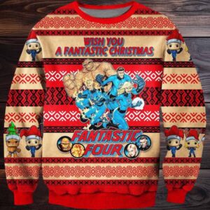 Fantastic Four Ugly Christmas Sweater