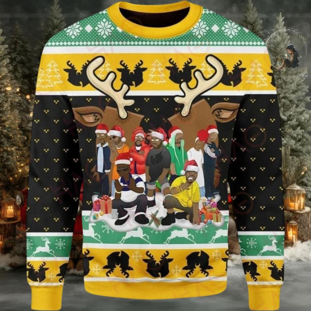 Festive Reindeer & Santa Squad Ugly Christmas Sweater – Cozy Holiday Style Festive Reindeer & Santa Squad Ugly Christmas Sweater – Cozy Holiday Style