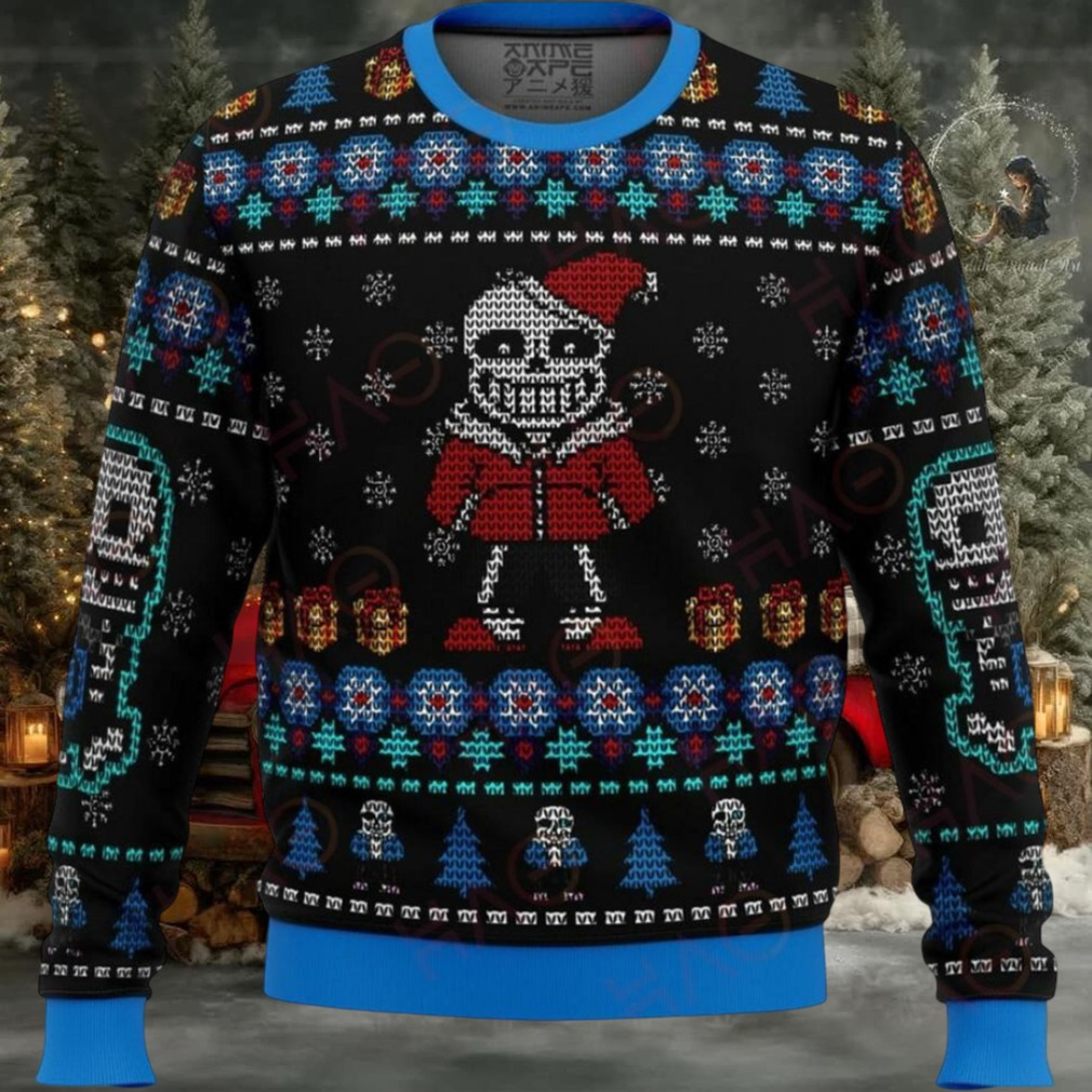 Festive Skull Santa Ugly Christmas Sweater – Fun Holiday Knitwear For Men & Women Festive Skull Santa Ugly Christmas Sweater – Fun Holiday Knitwear For Men & Women