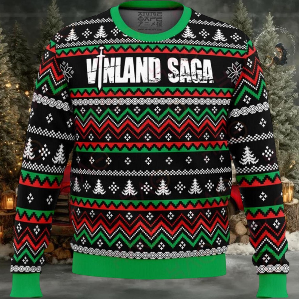 Festive Vinland Saga Ugly Christmas Sweater – Perfect Gift For Anime Fans! Festive Vinland Saga Ugly Christmas Sweater – Perfect Gift For Anime Fans!
