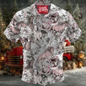 Floral Horses – Hawaiian Shirt For Men & Women