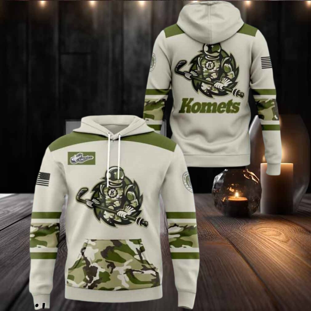 Fort Wayne Komets Military Appreciation Night Hoodie Fort Wayne Komets Military Appreciation Night Hoodie