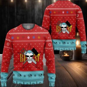 Franky Symbol One Piece Ugly Christmas Sweater
