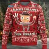 Jason Voorhees Freddy Krueger Chucky Christmas Tree Ugly Sweater Red Naughty Jason Voorhees Freddy Krueger Chucky Christmas Tree Ugly Sweater Red Naughty