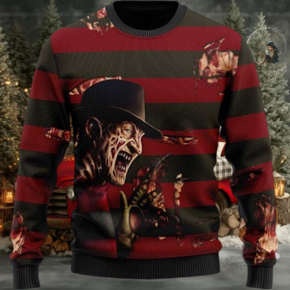 Freddy Krueger Ugly Christmas Sweater Amazing Gift Funny Ugly Sweater Freddy Krueger Ugly Christmas Sweater Amazing Gift Funny Ugly Sweater