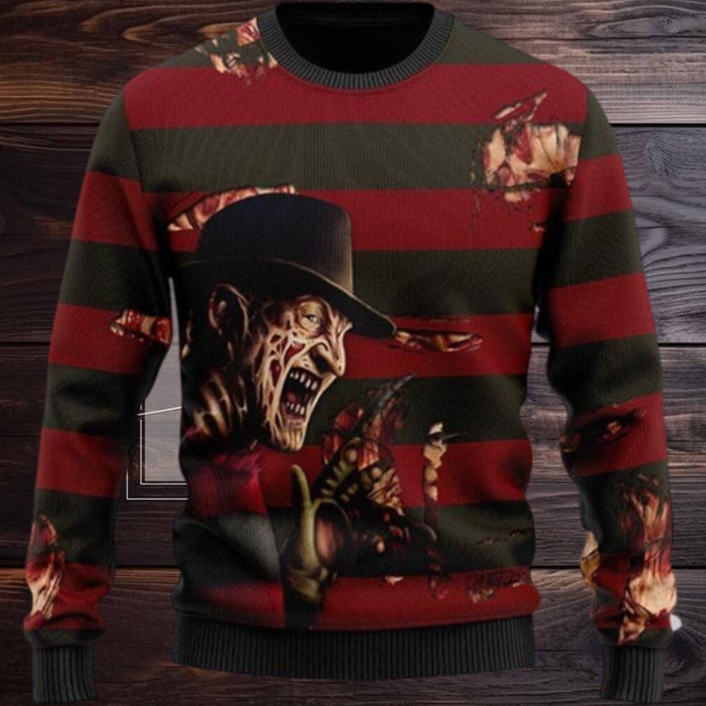 Freddy Krueger Ugly Christmas Sweater Amazing Gift Funny Ugly Sweater Freddy Krueger Ugly Christmas Sweater Amazing Gift Funny Ugly Sweater