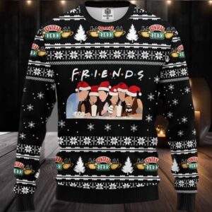 Friends Ugly Christmas Sweater Amazing Gift Funny Ugly Sweater