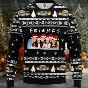 Friends Ugly Christmas Sweater Amazing Gift Funny Ugly Sweater
