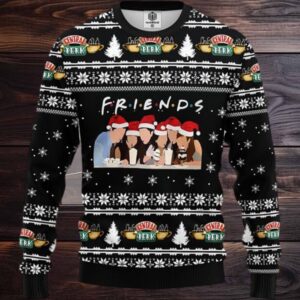 Friends Ugly Christmas Sweater Amazing Gift Funny Ugly Sweater