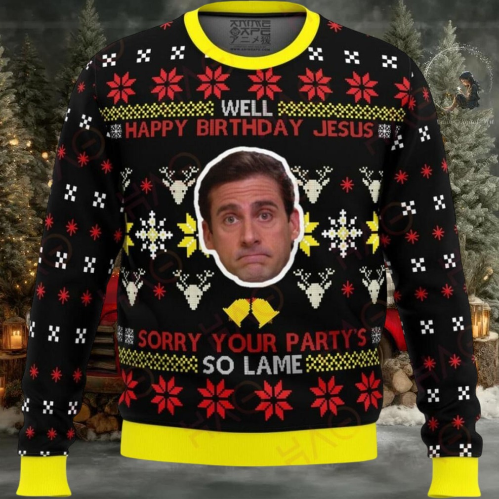 Funny Christmas Sweater – ‘Happy Birthday Jesus’ Ugly Holiday Knit – Perfect Gag Gift! Funny Christmas Sweater – ‘Happy Birthday Jesus’ Ugly Holiday Knit – Perfect Gag Gift!