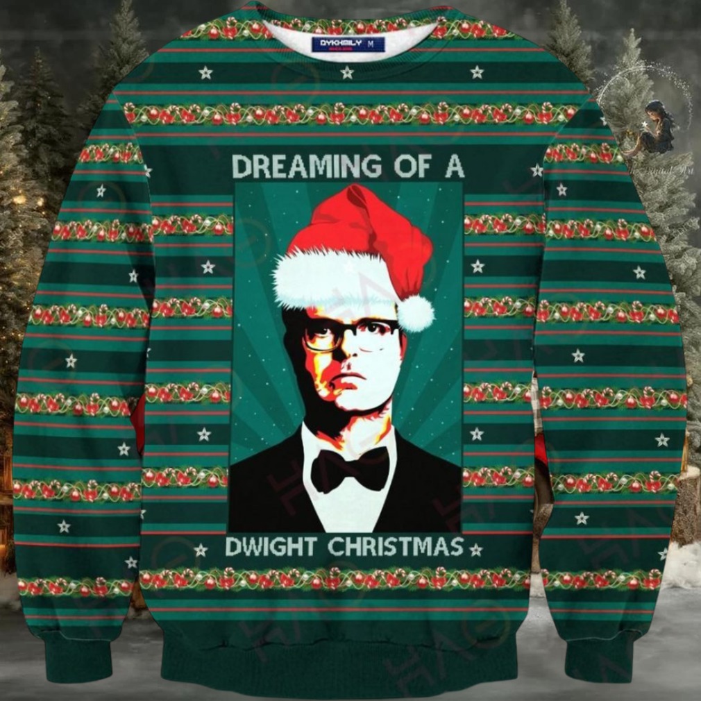 Funny Dwight Christmas Sweater – Festive Holiday Unisex Knit Pullover Gift