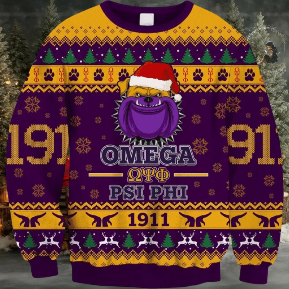 Funny Omega Psi Phi Ugly Christmas Sweater Funny Omega Psi Phi Ugly Christmas Sweater