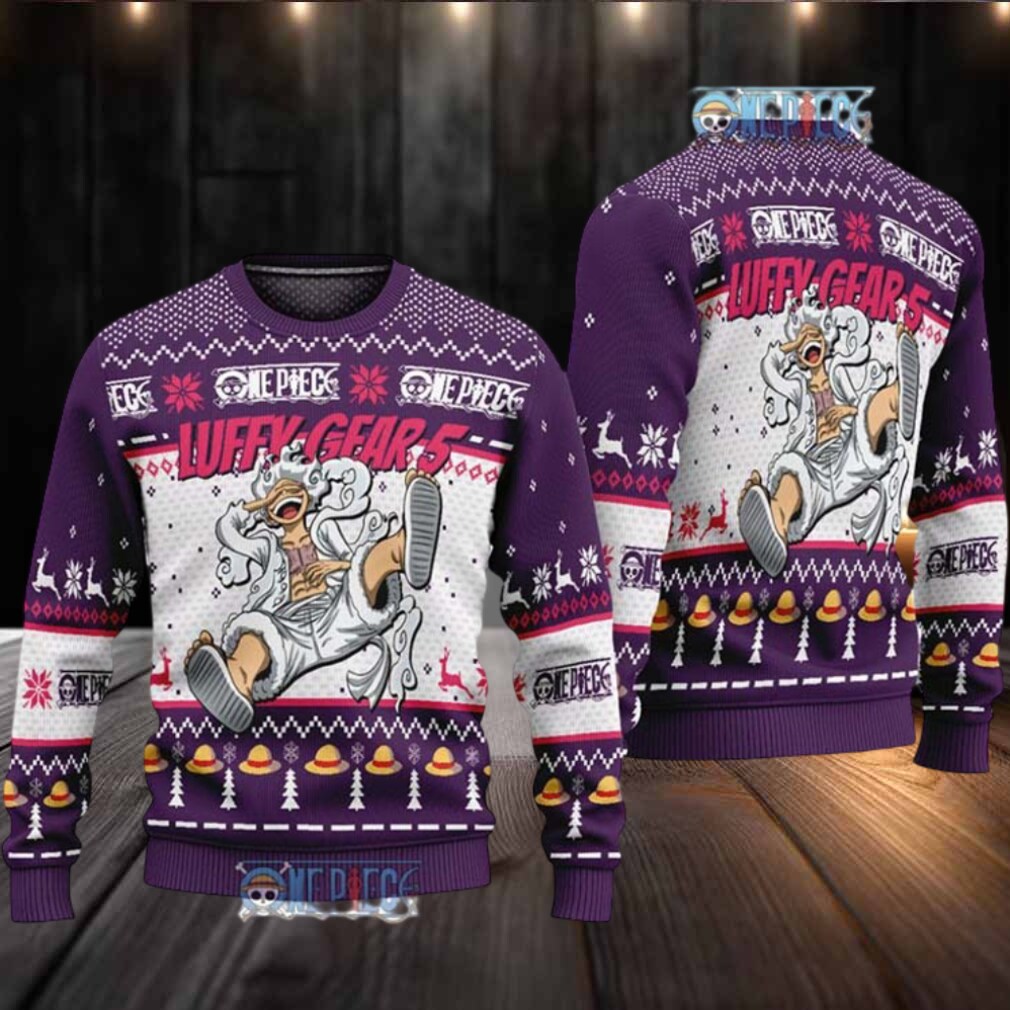 Gear 5 Joy Boy One Piece Ugly Christmas Sweater Gear 5 Joy Boy One Piece Ugly Christmas Sweater