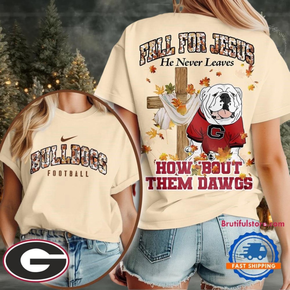 Georgia Bulldogs 2025 NCAA Season Fall For Jesus Unisex 3D Shirt Georgia Bulldogs 2025 NCAA Season Fall For Jesus Unisex 3D Shirt
