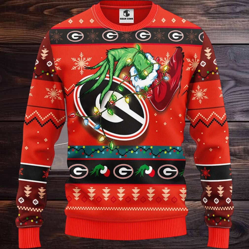 Georgia Bulldogs Grinch Ugly Christmas Sweater, Grinch Xmas Sweater Georgia Bulldogs Grinch Ugly Christmas Sweater, Grinch Xmas Sweater