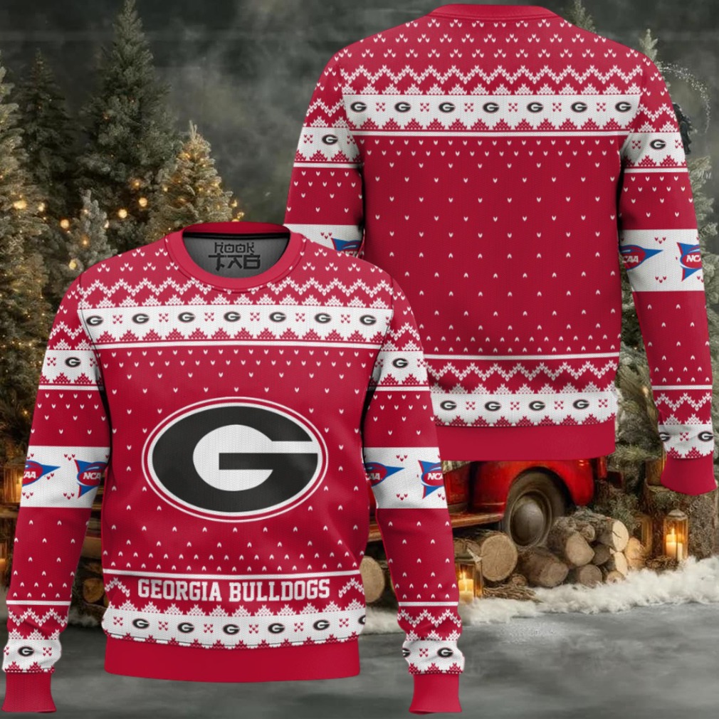 Georgia Bulldogs – Custom Name And Number Ugly Christmas Sweater Georgia Bulldogs – Custom Name And Number Ugly Christmas Sweater