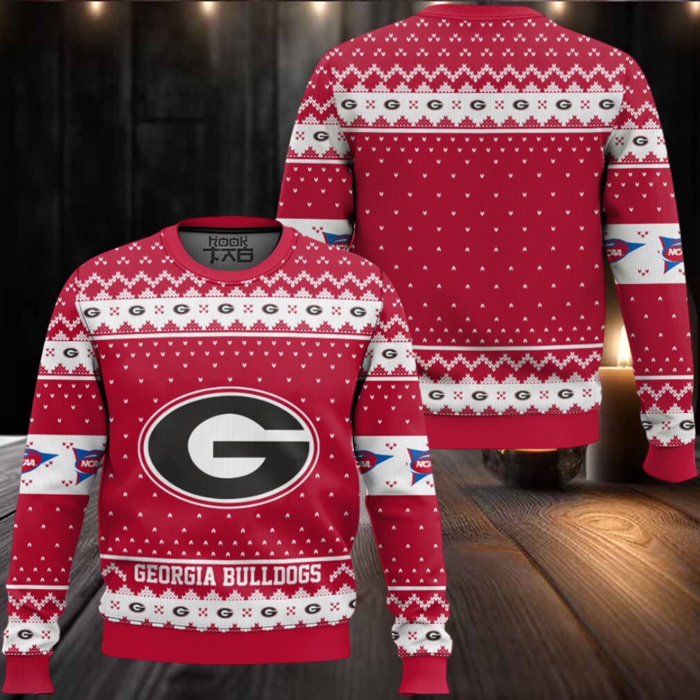 Georgia Bulldogs – Custom Name And Number Ugly Christmas Sweater Georgia Bulldogs – Custom Name And Number Ugly Christmas Sweater