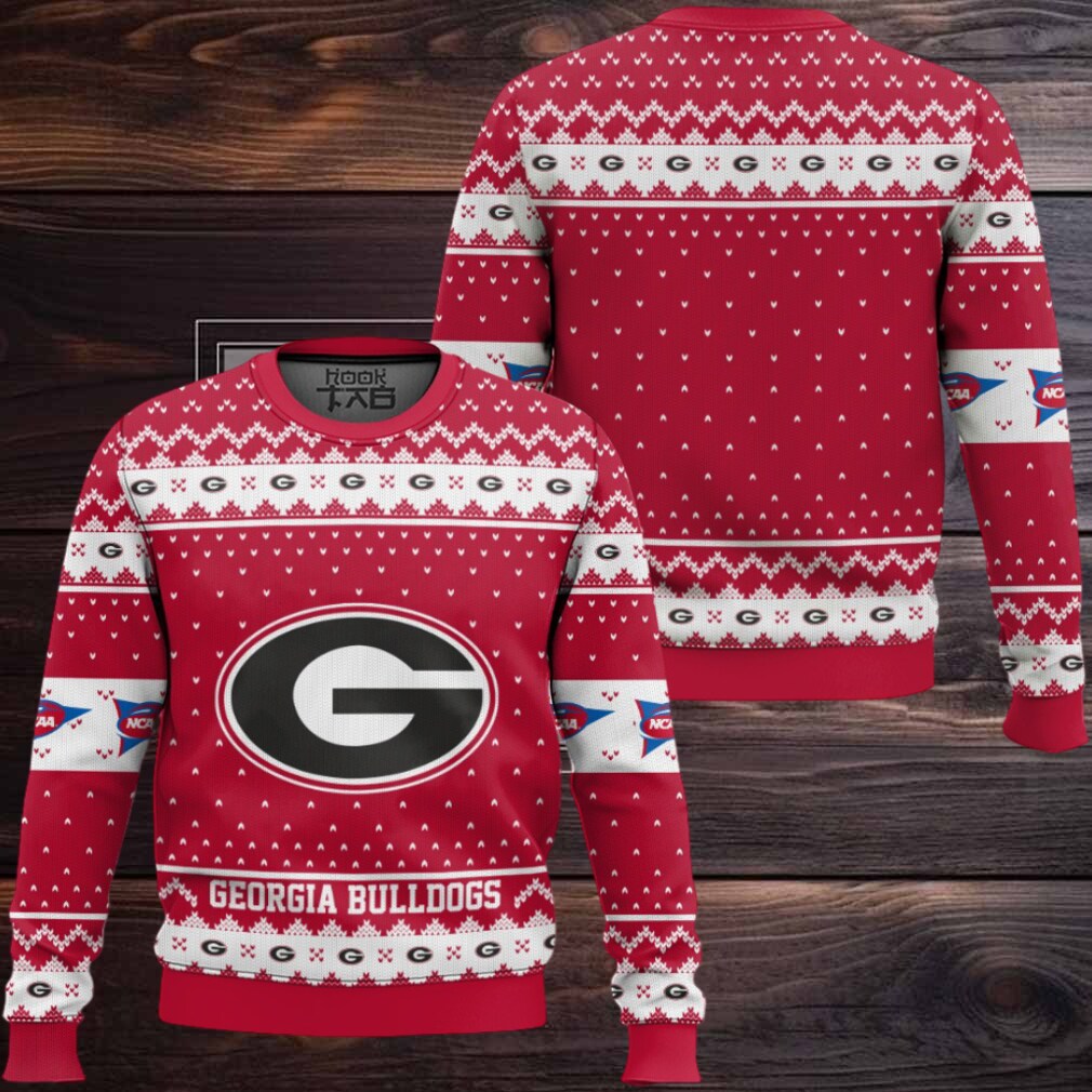 Georgia Bulldogs – Custom Name And Number Ugly Christmas Sweater Georgia Bulldogs – Custom Name And Number Ugly Christmas Sweater