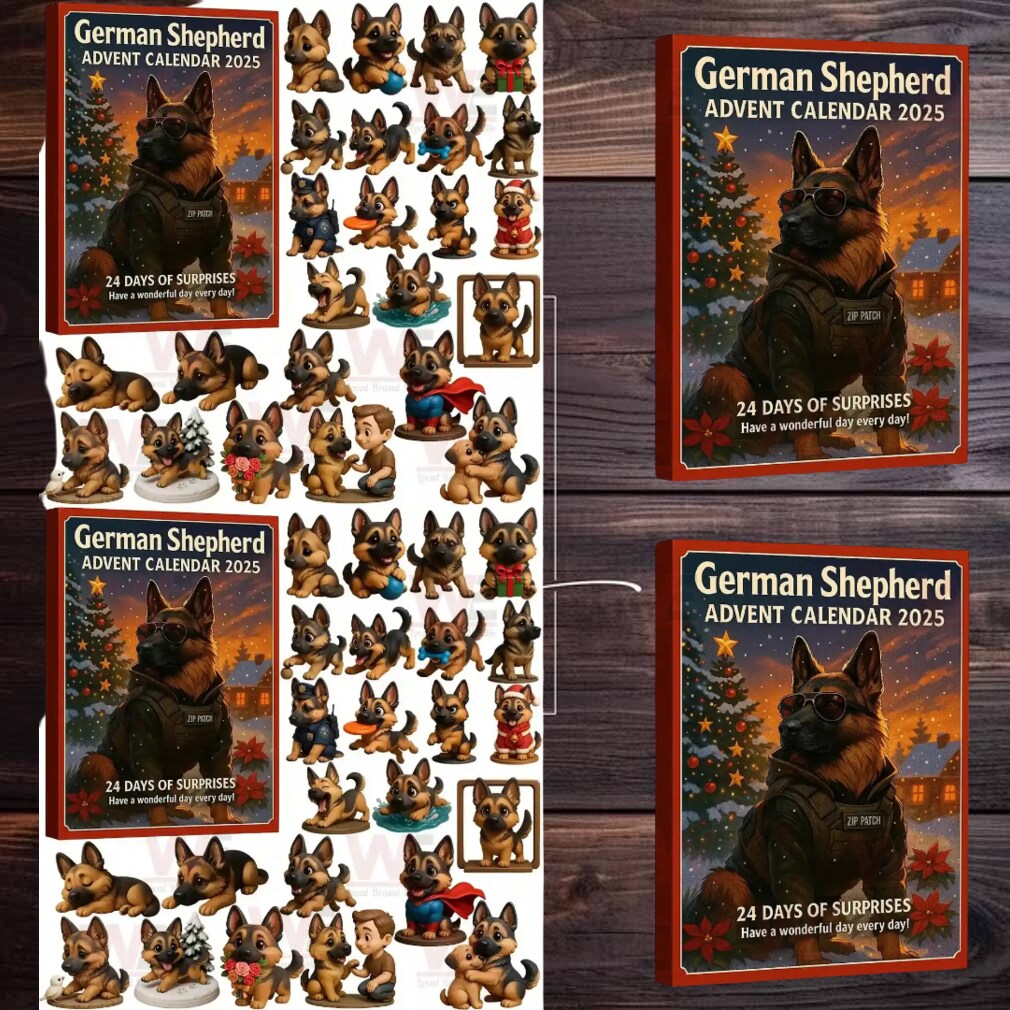 German Shepherd Advent Calendar 2025 Christmas German Shepherd Advent Calendar 2025 Christmas