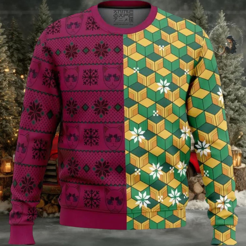 Giyu Tomioka Demon Slayer Ugly Christmas Sweater Giyu Tomioka Demon Slayer Ugly Christmas Sweater