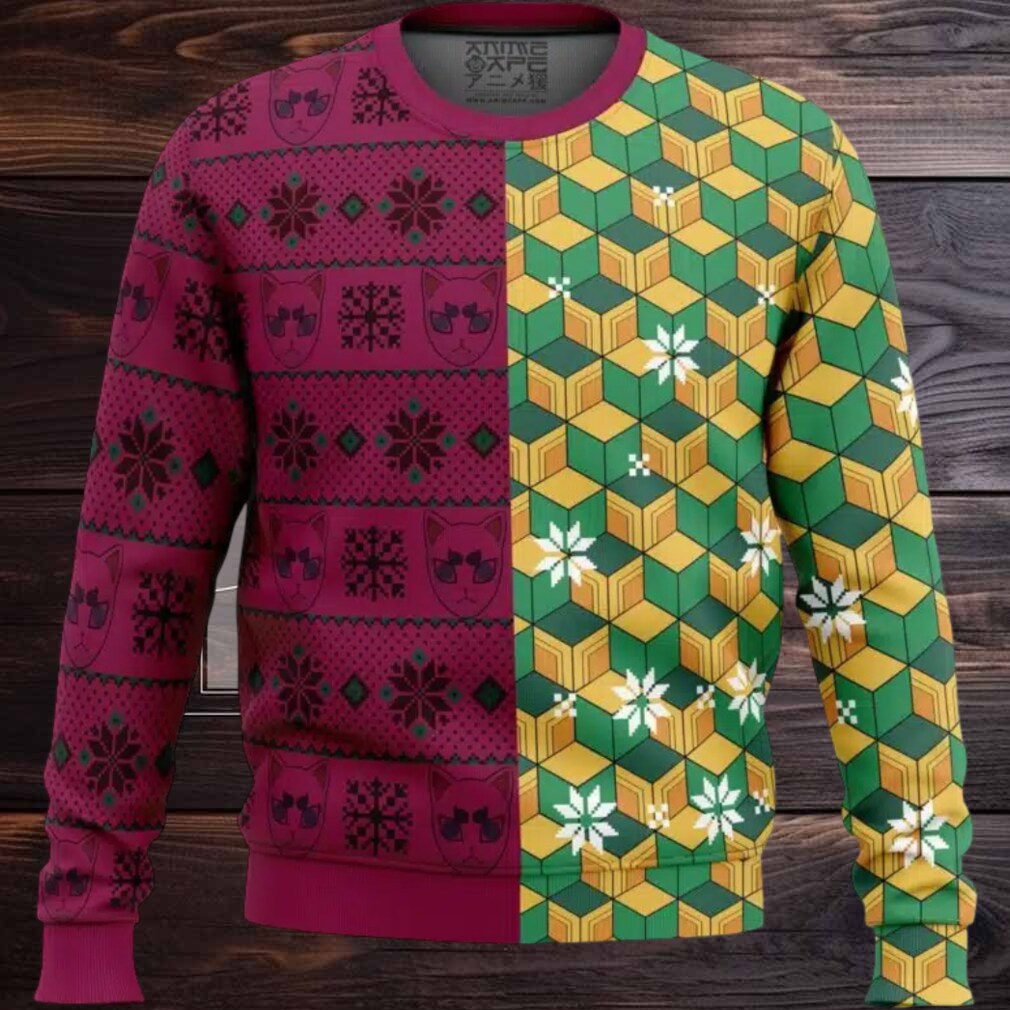 Giyu Tomioka Demon Slayer Ugly Christmas Sweater Giyu Tomioka Demon Slayer Ugly Christmas Sweater