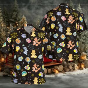 Pokemon Spaceship Hawaiian Shirt