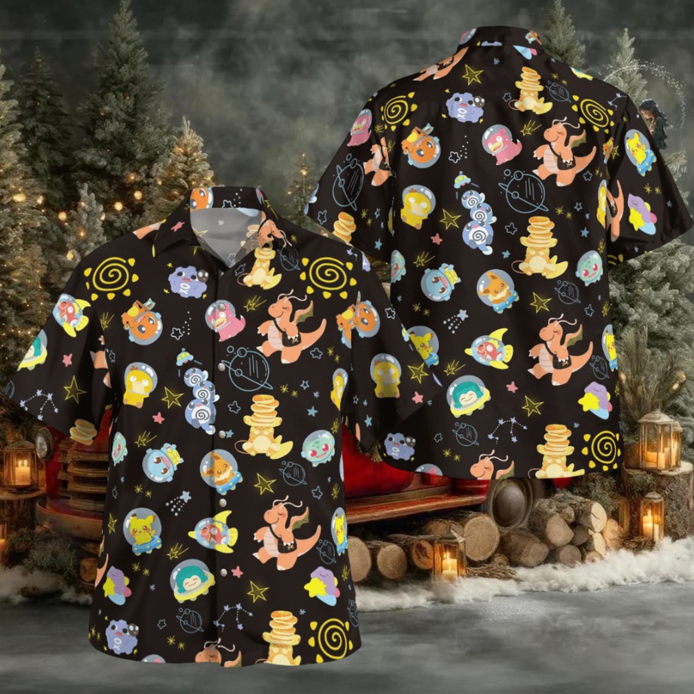 Pokemon Spaceship Hawaiian Shirt Pokemon Spaceship Hawaiian Shirt