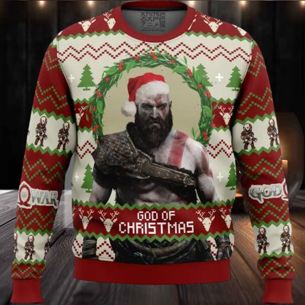 God of Christmas God of War Ugly Christmas Sweater God of Christmas God of War Ugly Christmas Sweater