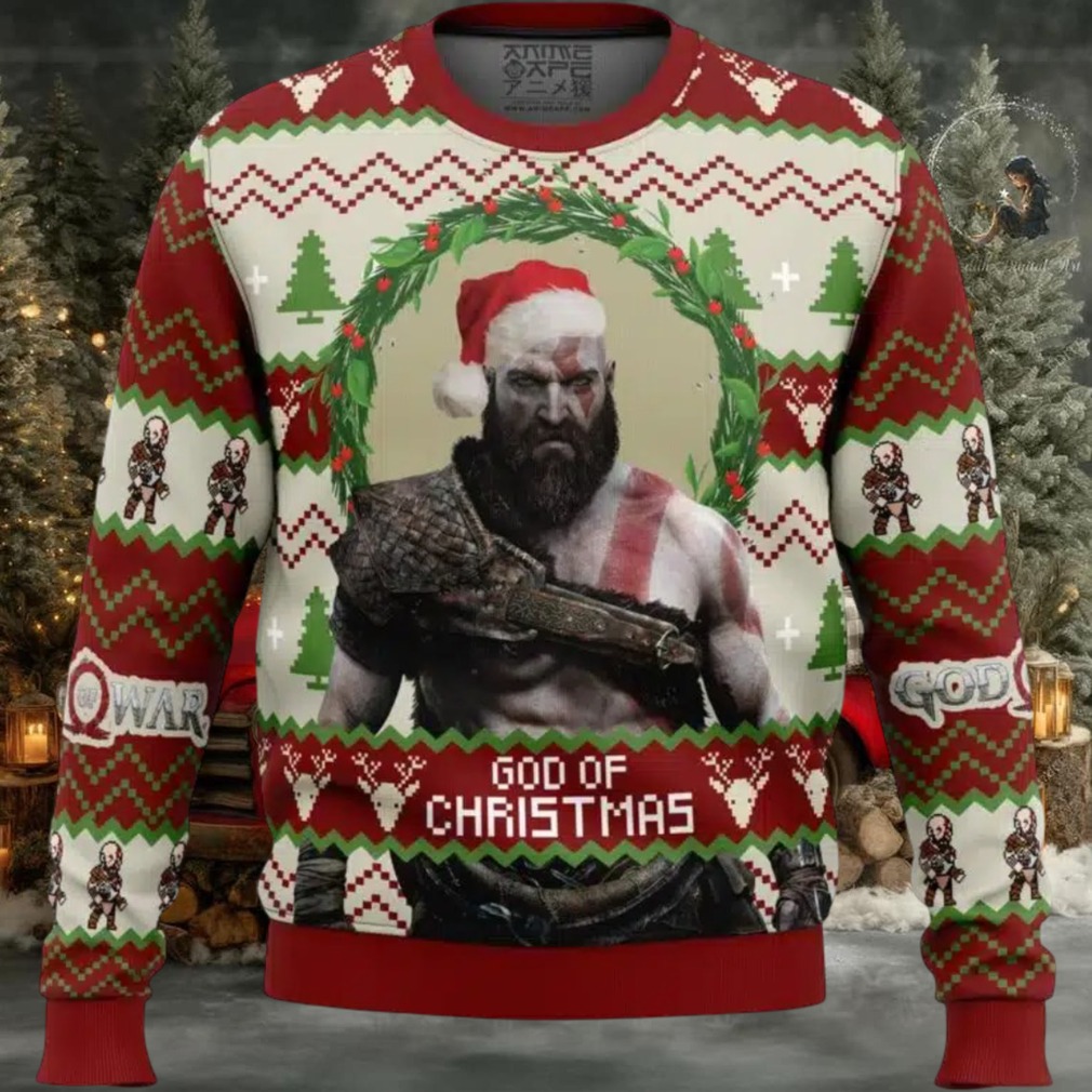 God of Christmas God of War Ugly Christmas Sweater God of Christmas God of War Ugly Christmas Sweater