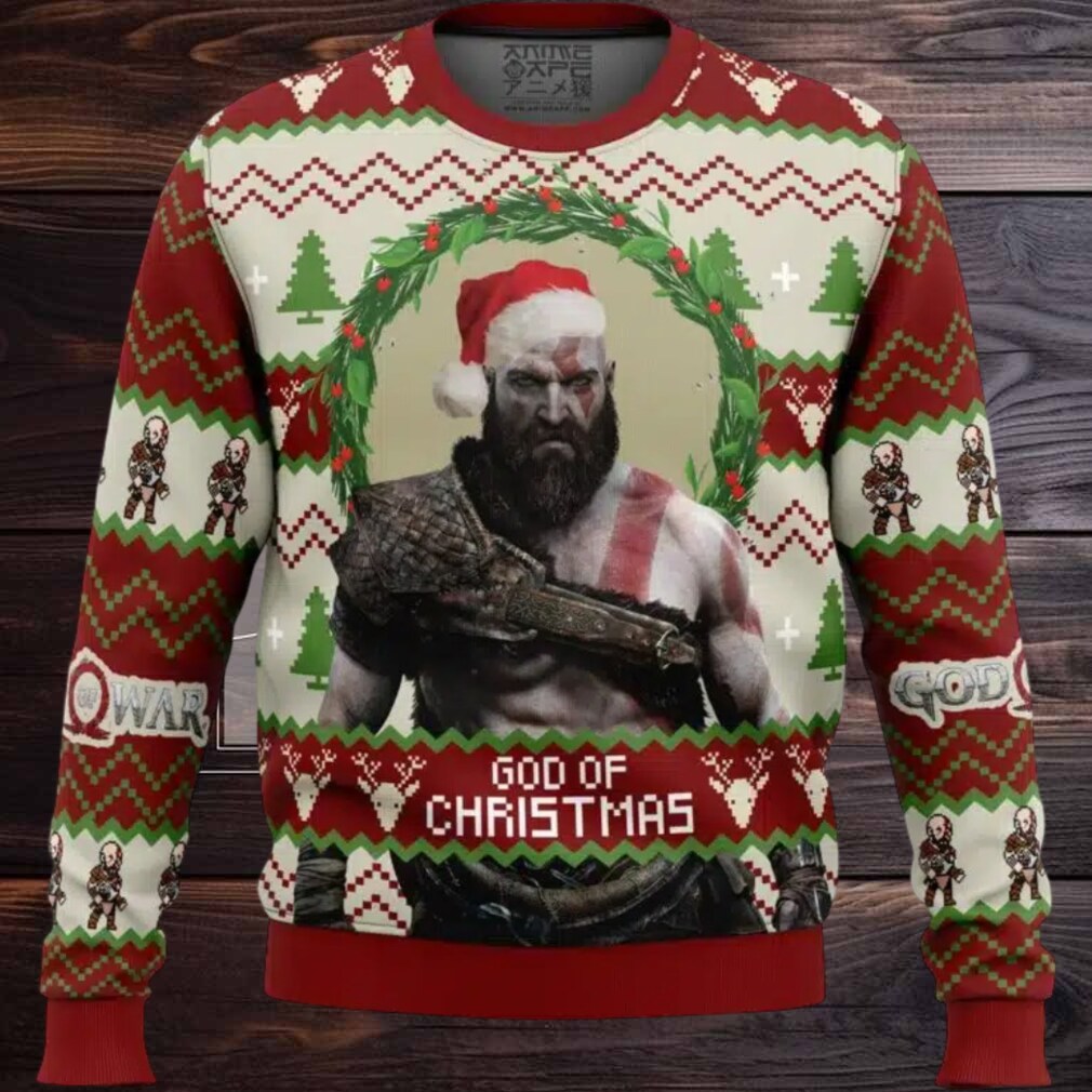 God of Christmas God of War Ugly Christmas Sweater God of Christmas God of War Ugly Christmas Sweater