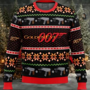 Golden Eye Ugly Christmas Sweater