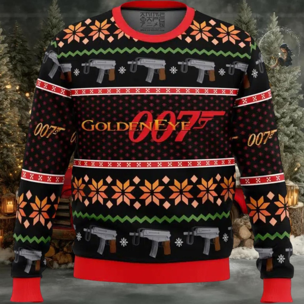 Golden Eye Ugly Christmas Sweater Golden Eye Ugly Christmas Sweater