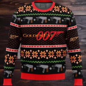 Golden Eye Ugly Christmas Sweater