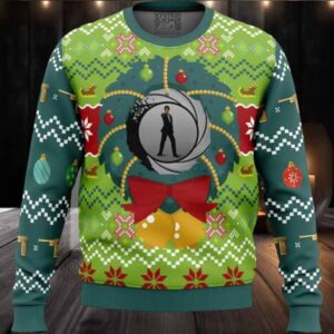 Golden Eye v2 Ugly Christmas Sweater
