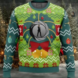 Golden Eye v2 Ugly Christmas Sweater